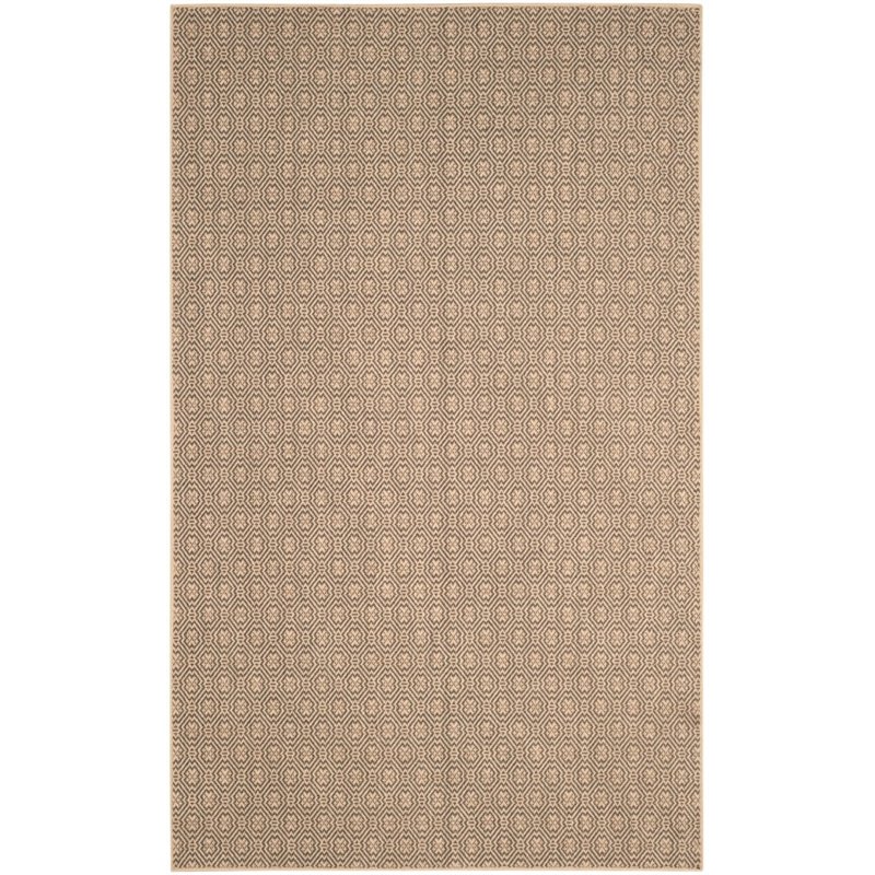 Safavieh Palm Beach 8' X 11' Hand Woven Rug in Natural and Black