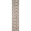 Safavieh Palm Beach 2' X 8' Hand Woven Rug in Natural and Black