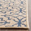 Safavieh Palm Beach 2' X 8' Hand Woven Rug in Natural and Black