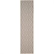 Safavieh Palm Beach 2' X 8' Hand Woven Rug in Natural and Black