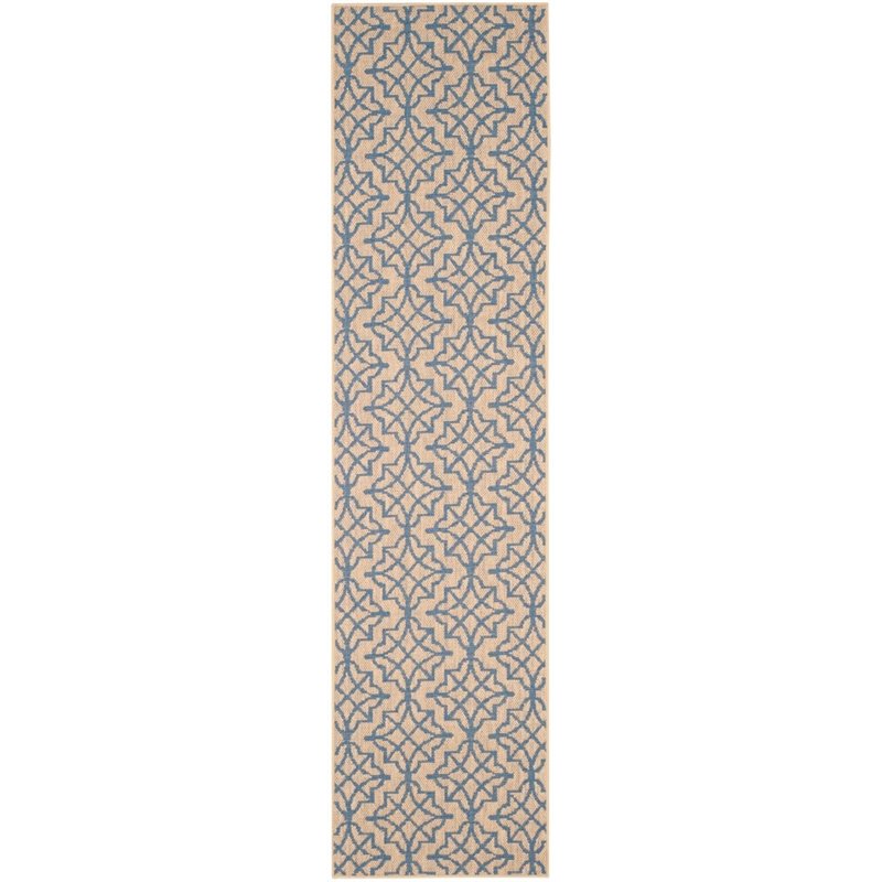Safavieh Palm Beach 4' X 6' Hand Woven Rug in Natural and Black