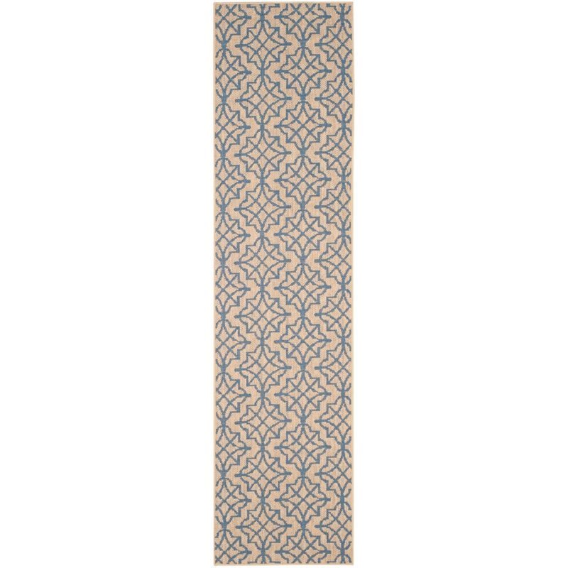 Safavieh Palm Beach 4' X 6' Hand Woven Rug in Natural and Black