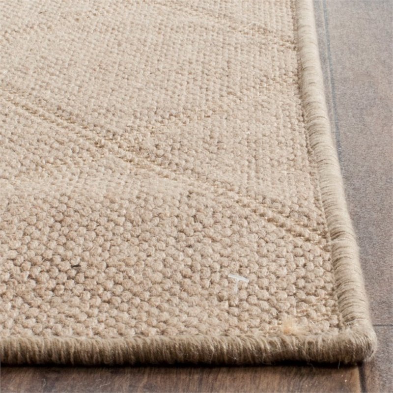 Safavieh Palm Beach 4' X 6' Hand Woven Jute and Ppmf Rug in Seagrass