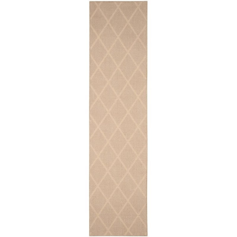 Safavieh Palm Beach 5' X 8' Hand Woven Jute and Ppmf Rug in Seagrass