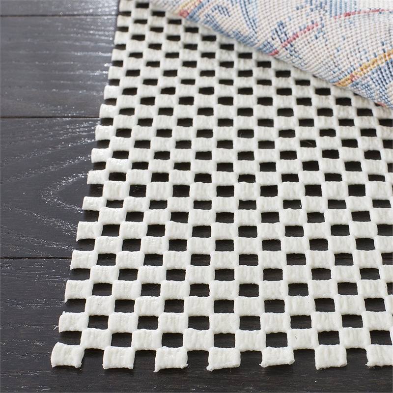 Safavieh Padding 8' Square Power Loomed Machine Made Rug in White