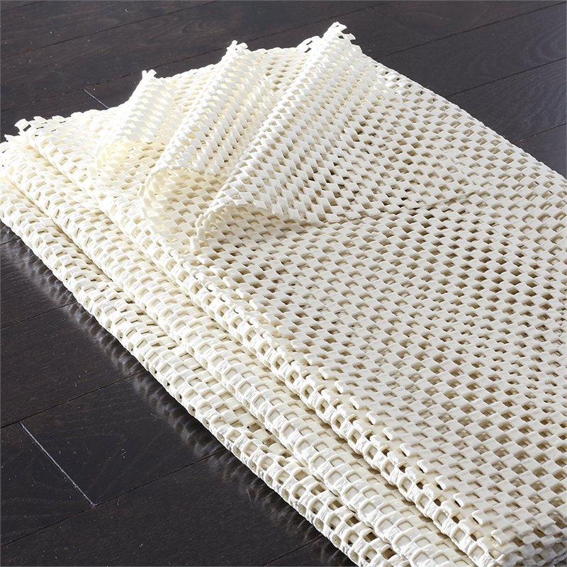 Safavieh Padding 8' Square Power Loomed Machine Made Rug in White