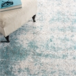 Safavieh Passion 10' X 14' Power Loomed Rug in Turquoise and Ivory
