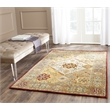 Safavieh Legend 4' X 6' Hand Tufted Wool Rug in Red and Rust