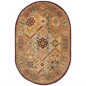 Safavieh Legend 4'6&quot X 6'6&quot Oval Hand Tufted Wool Rug