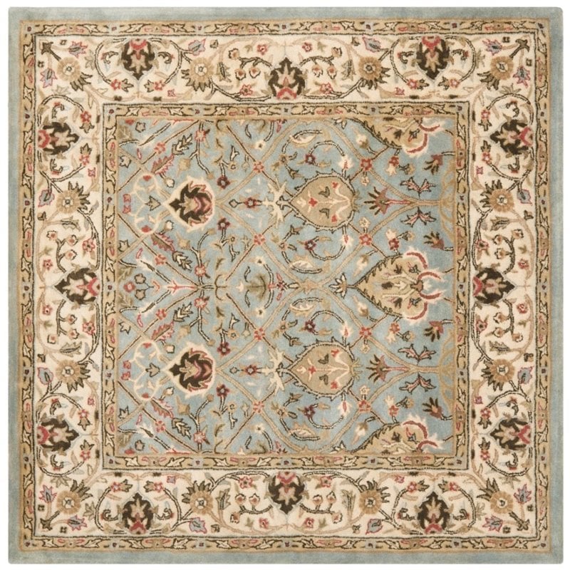 Safavieh Legend 2' X 3' Hand Tufted Wool Rug in Gray and Ivory