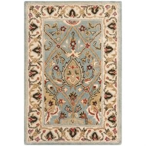 Safavieh Legend 2' X 3' Hand Tufted Wool Rug in Gray and Ivory