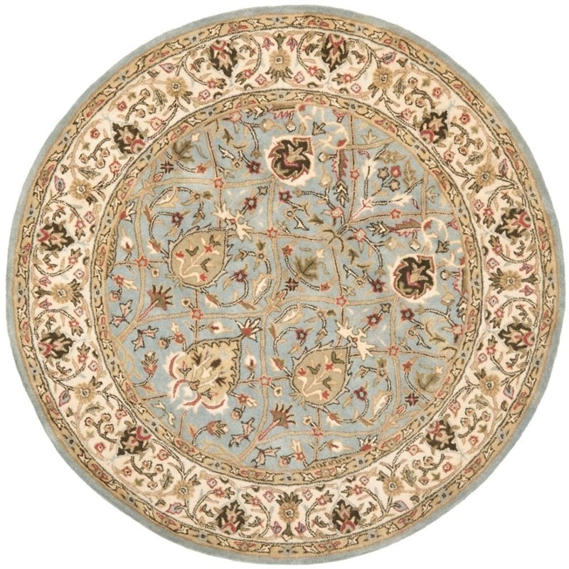 Safavieh Legend 5' X 8' Hand Tufted Wool Rug in Gray and Ivory