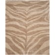 Safavieh Portofino Shag 8' X 10' Power Loomed Rug in Ivory and Gray