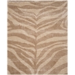 Safavieh Portofino Shag 8' X 10' Power Loomed Rug in Ivory and Beige