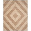 Safavieh Portofino Shag 4' X 6' Power Loomed Rug in Ivory and Beige