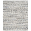 Safavieh Rag 4' Square Hand Woven Cotton Rug in Gray