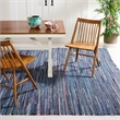Safavieh Rag 10' X 14' Hand Woven Cotton Rug in Ink