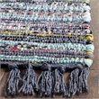 Safavieh Rag 10' X 14' Hand Woven Cotton Rug in Ink