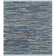 Safavieh Rag 4' Square Hand Woven Cotton Rug in Ink