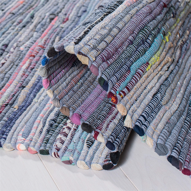 Safavieh Rag 10' X 14' Hand Woven Cotton Rug in Purple