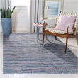 Safavieh Rag 4' Square Hand Woven Cotton Rug in Purple