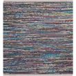 Safavieh Rag 4' Square Hand Woven Cotton Rug in Rust