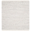 Safavieh Rag 8' Square Hand Woven Cotton Rug in Ivory