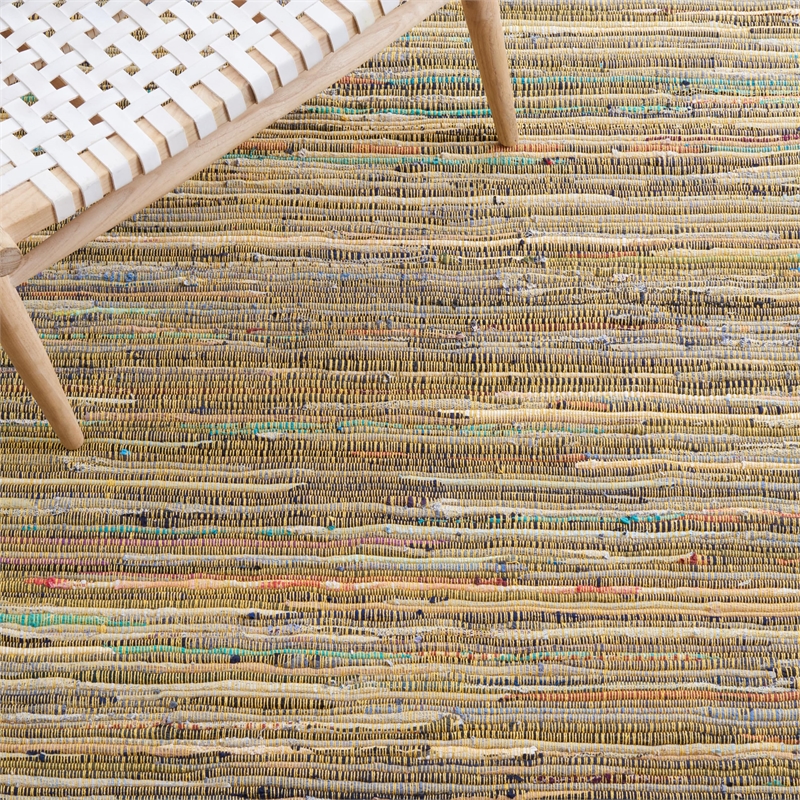 Safavieh Rag 10' X 14' Hand Woven Cotton Rug in Yellow