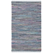 Safavieh Rag 5' X 8' Hand Woven Cotton Rug in Aqua