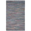 Safavieh Rag 6' X 9' Hand Woven Cotton Rug in Aqua