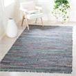Safavieh Rag 8' X 10' Hand Woven Cotton Rug in Aqua