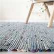 Safavieh Rag 4' X 6' Hand Woven Cotton Rug in Gray