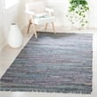 Safavieh Rag 4' X 6' Hand Woven Cotton Rug in Gray