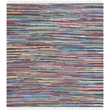 Safavieh Rag 4' Square Hand Woven Cotton Rug in Gray