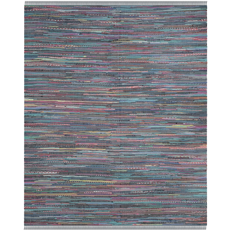 Safavieh Rag 8' X 10' Hand Woven Cotton Rug in Gray
