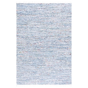 Safavieh Rag 6' X 9' Hand Woven Cotton Rug in Light Blue