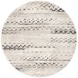 Safavieh Retro 3' X 5' Power Loomed Rug in Cream and Gray