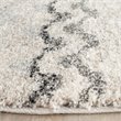 Safavieh Retro 4' X 6' Power Loomed Rug in Cream and Gray