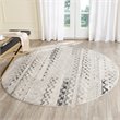 Safavieh Retro 5' X 8' Power Loomed Rug in Cream and Gray