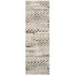 Safavieh Retro 6' X 9' Power Loomed Rug in Cream and Gray