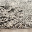 Safavieh Retro 3' X 5' Power Loomed Rug in Cream and Gray