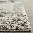 Safavieh Retro 4' X 6' Power Loomed Rug in Cream and Gray