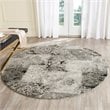 Safavieh Retro 4' X 6' Power Loomed Rug in Cream and Gray