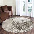 Safavieh Retro 3' X 5' Power Loomed Rug in Light Gray and Gray