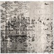 Safavieh Retro 3' X 5' Power Loomed Rug in Light Gray and Gray