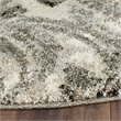 Safavieh Retro 4' X 6' Power Loomed Rug in Light Gray and Gray