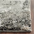 Safavieh Retro 5' X 8' Power Loomed Rug in Light Gray and Gray