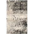 Safavieh Retro 5' X 8' Power Loomed Rug in Light Gray and Gray