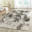 Safavieh Retro 3' X 5' Power Loomed Rug in Cream and Gray