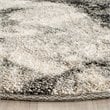 Safavieh Retro 3' X 5' Power Loomed Rug in Cream and Gray